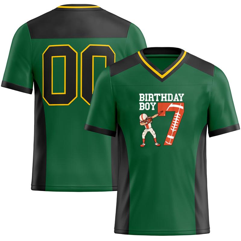 7th Football Birthday Football Jersey