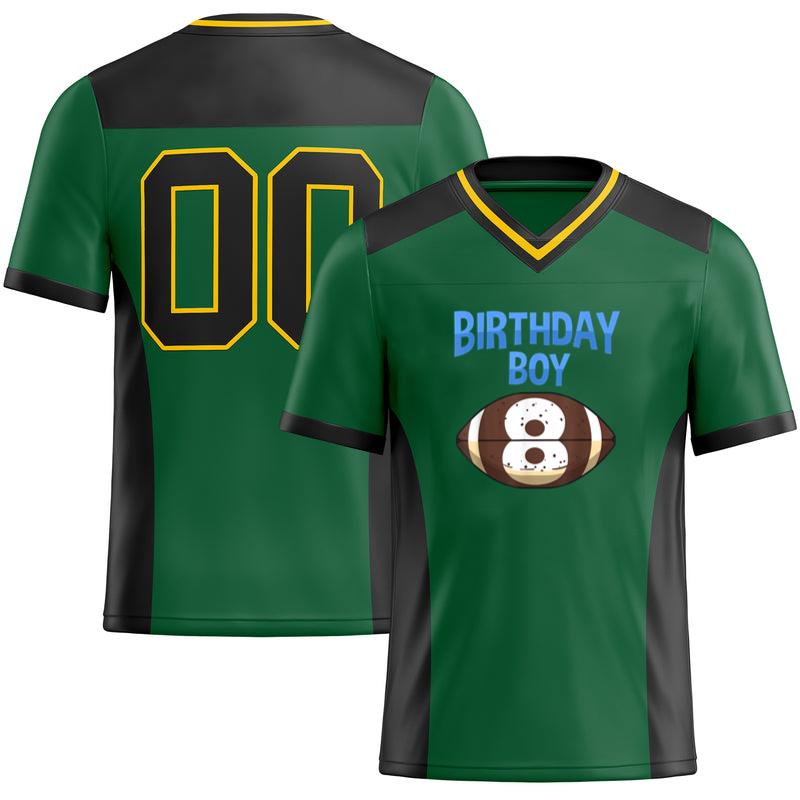 8th Birthday Boy Football Football Jersey
