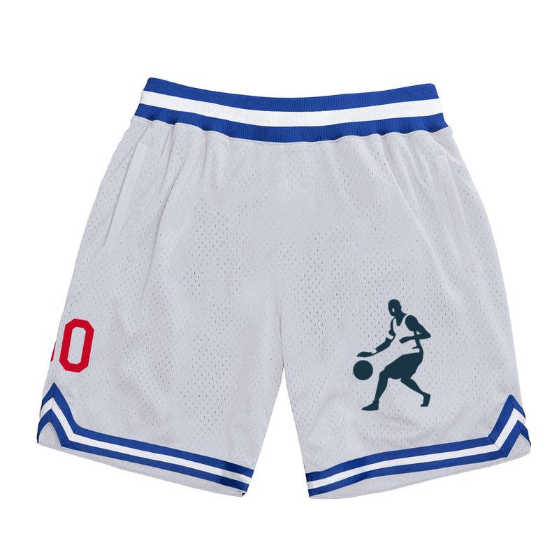Basketball Player Ball Player Shorts Bald Detailed Silhouette Basketball Shorts