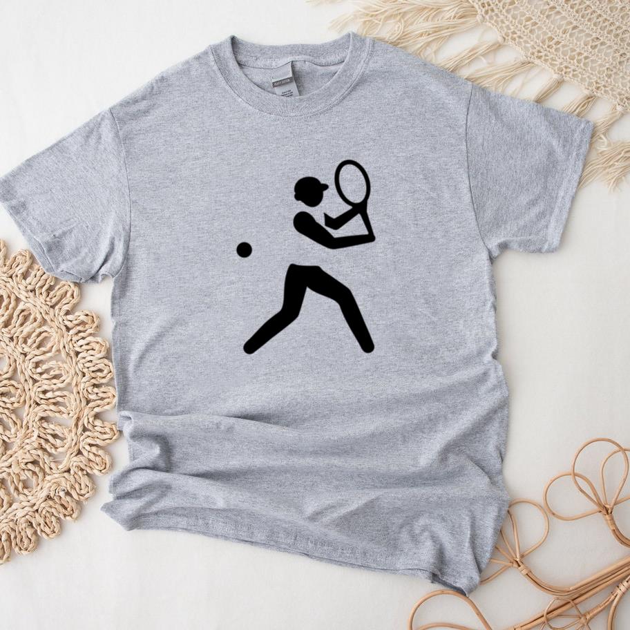 Man Sport Pictogram Tennis T-Shirt
