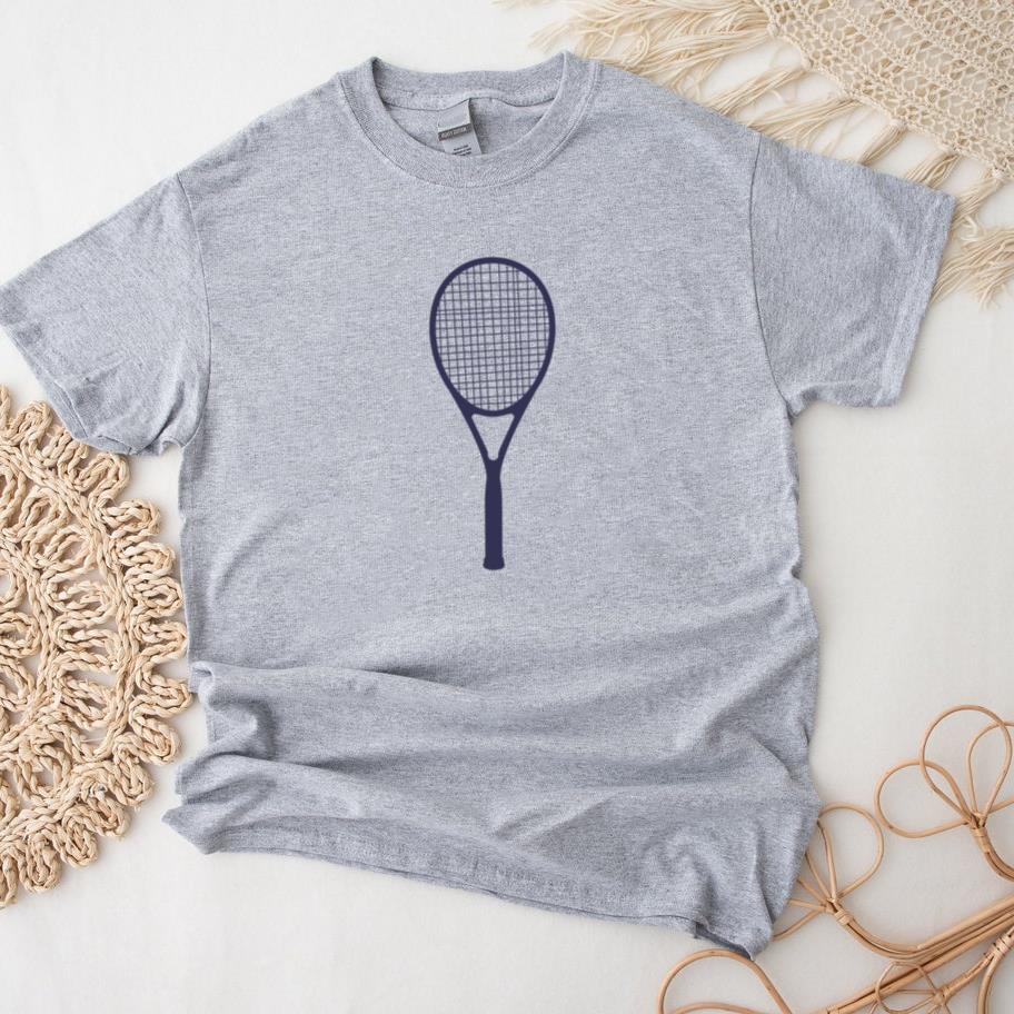 Silhouette Of Tennis Racquet T-Shirt