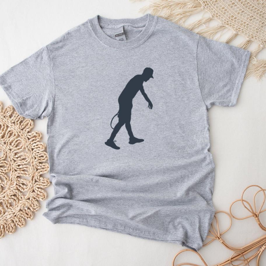 Tennis Athlete Man Silhouette T-Shirt
