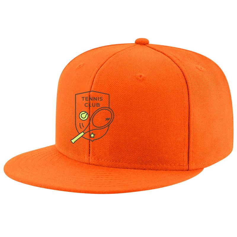 Tennis Club Racket Ball Star Colored Badge Sticker Cap