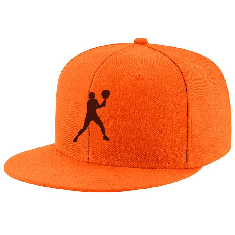 Tennis Player Playing Silhouette Cap